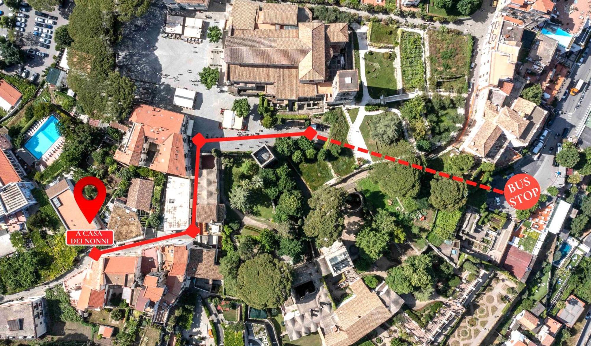 A Casa Dei Nonni Hotell Ravello Exteriör bild